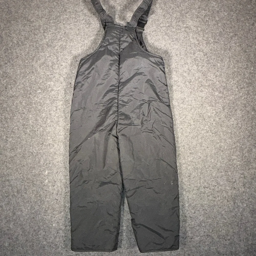Apparatus‎ Kids Black Puffer Snow Bib Ski Pants Insulated Winter Gear Size S